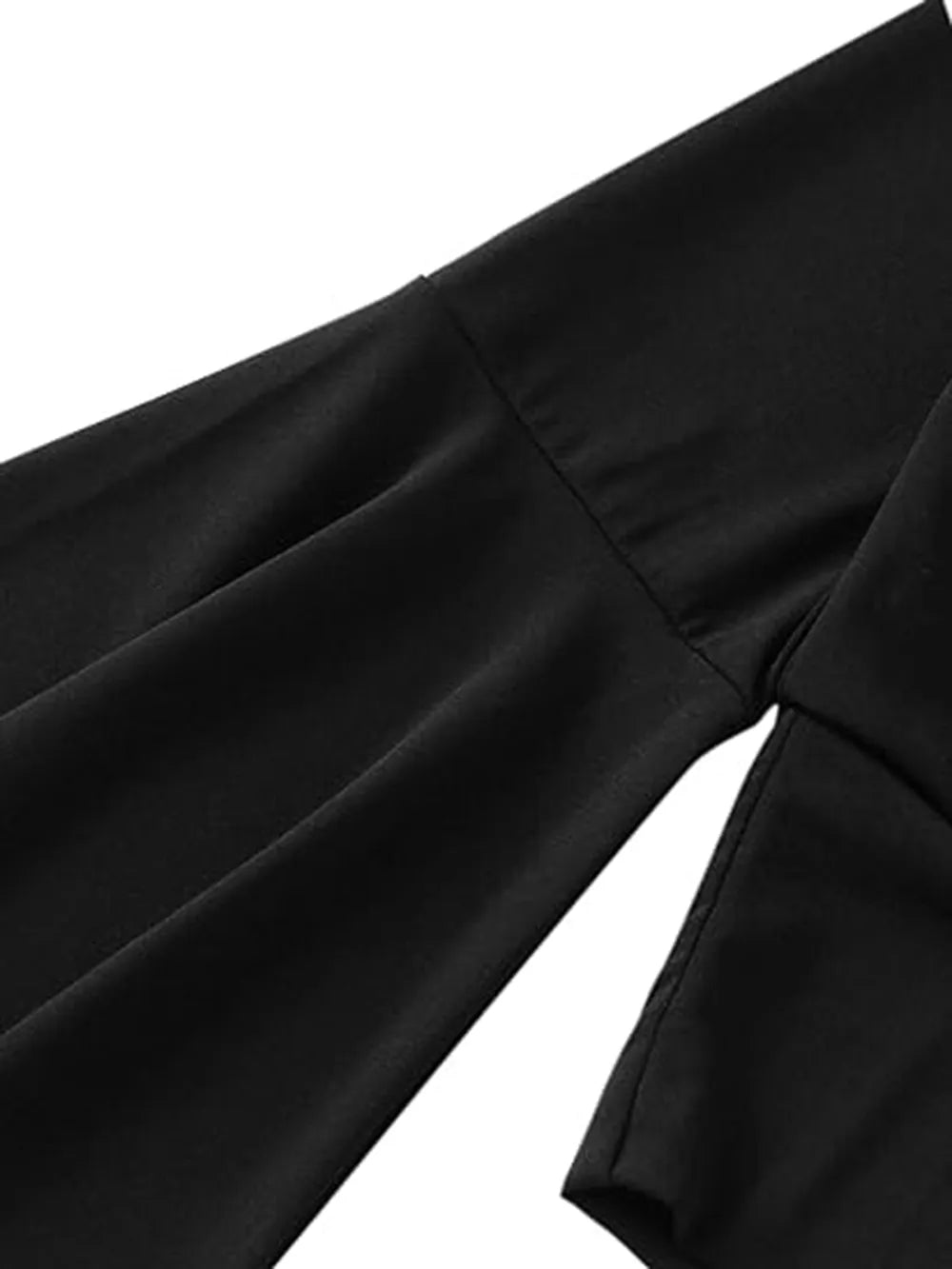 Cropped Bell Sleeve Top