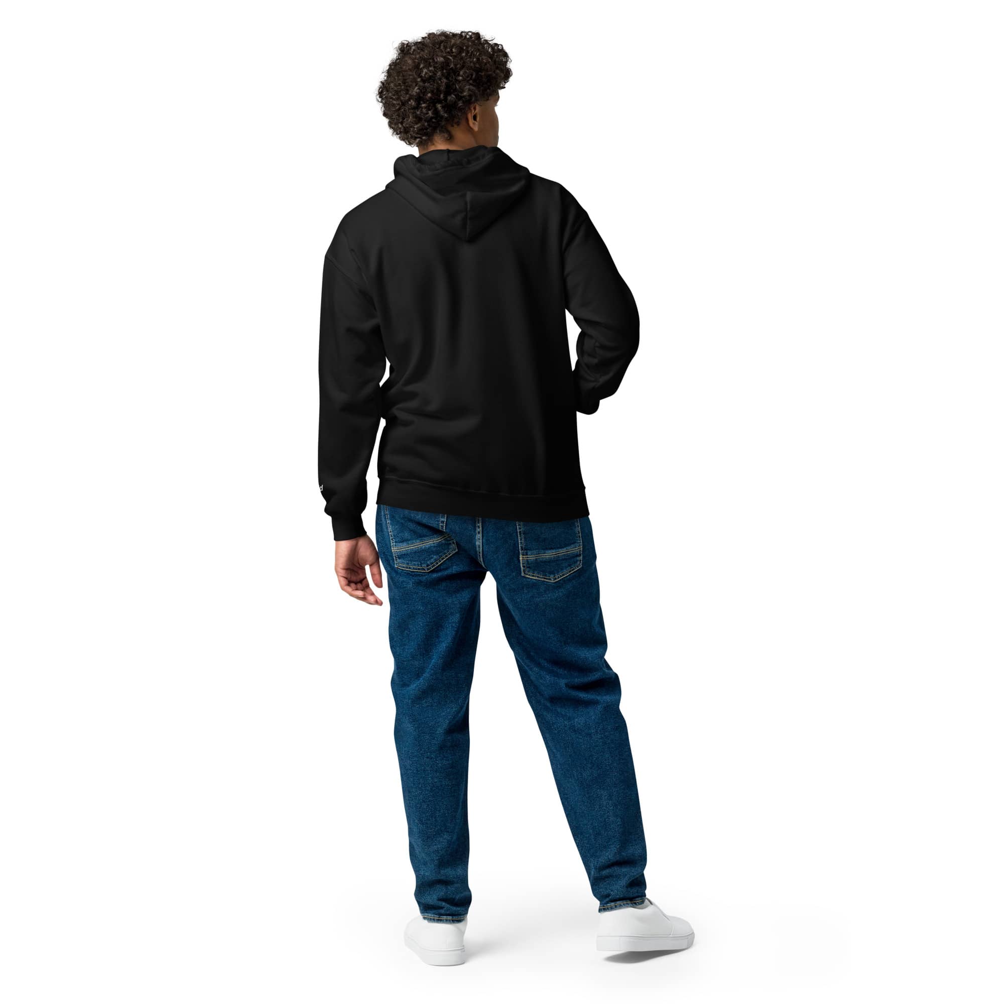Men's Black Zip Up Hoodie​