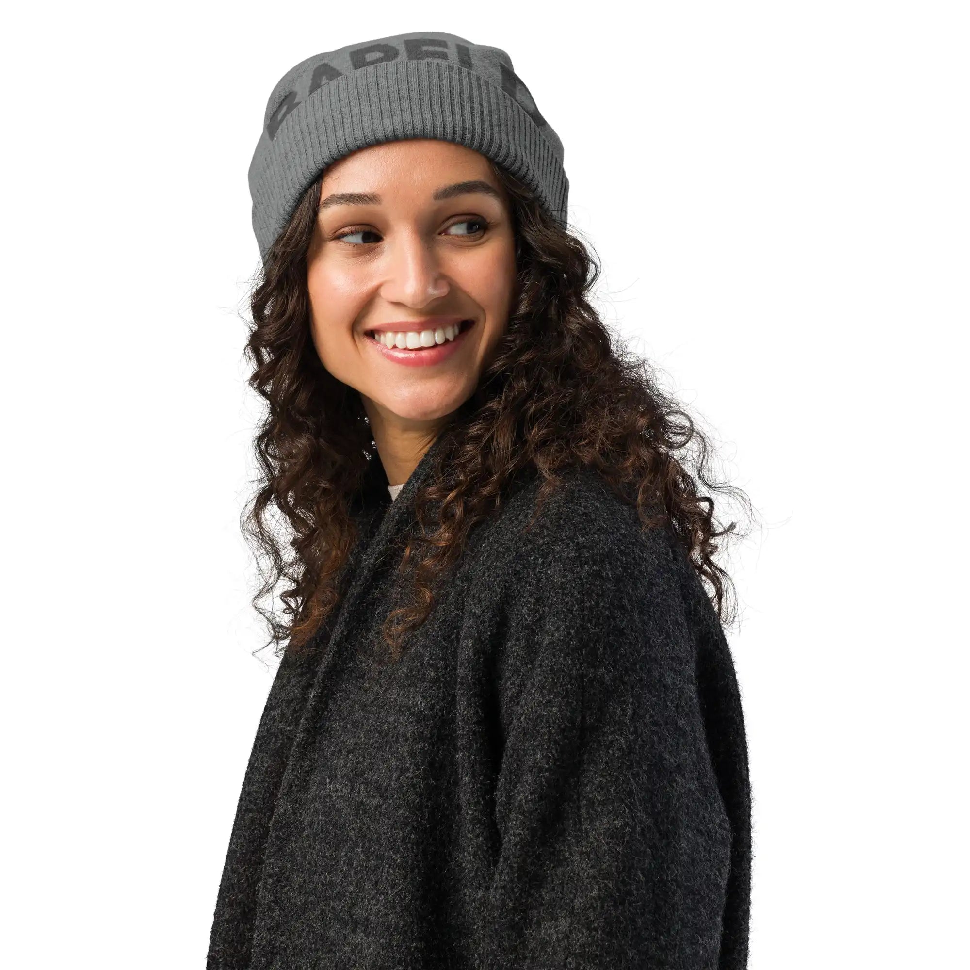 Gray Knit Beanie Womens​