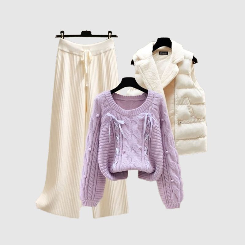 three piece suit Set2