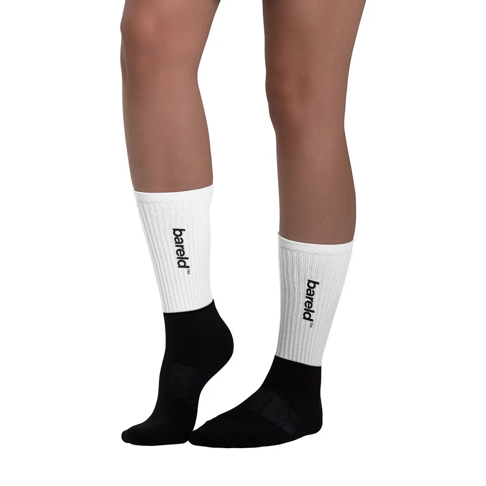 Black Foot Crew Socks For Women