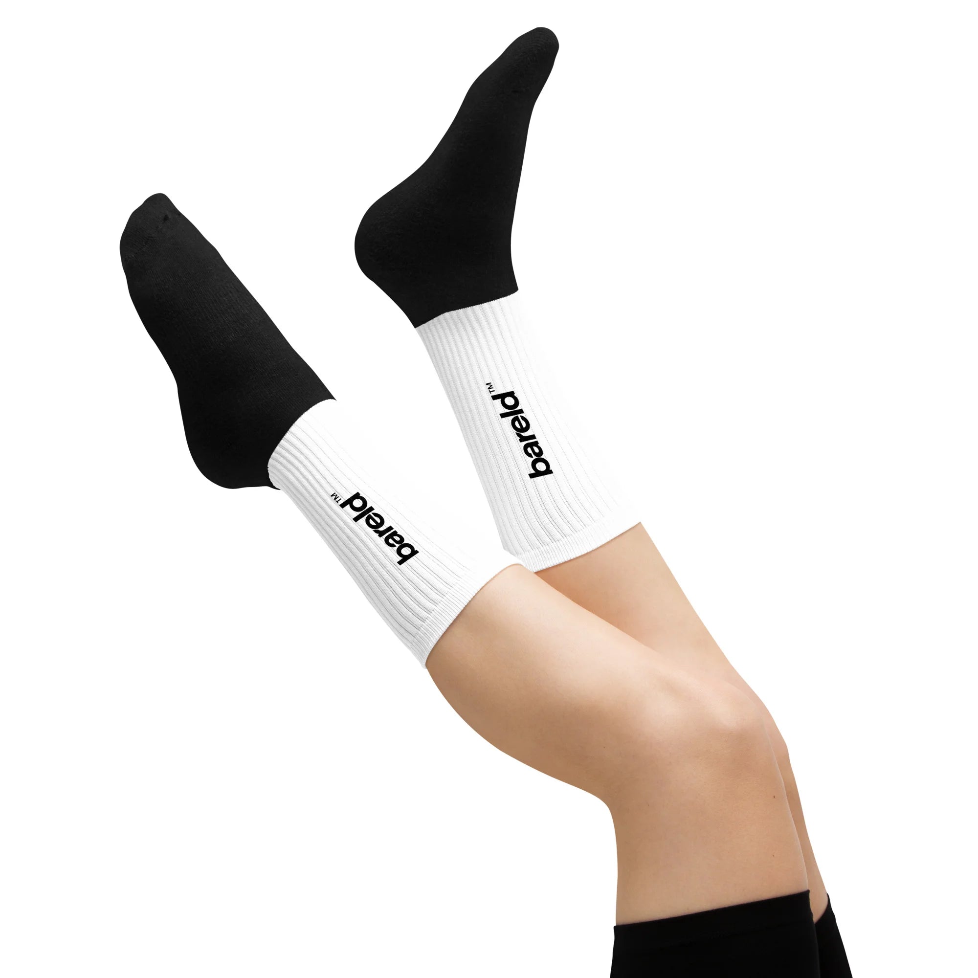 Black Foot Crew Socks For Women