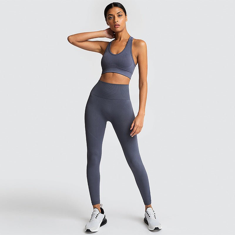 women's leggings set Dark grey